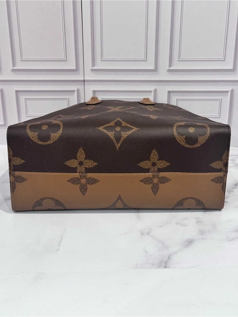 Authentic Louis Vuitton LV Monogram Logo OnTheGo GM Tote Shoulder Bag Handbag